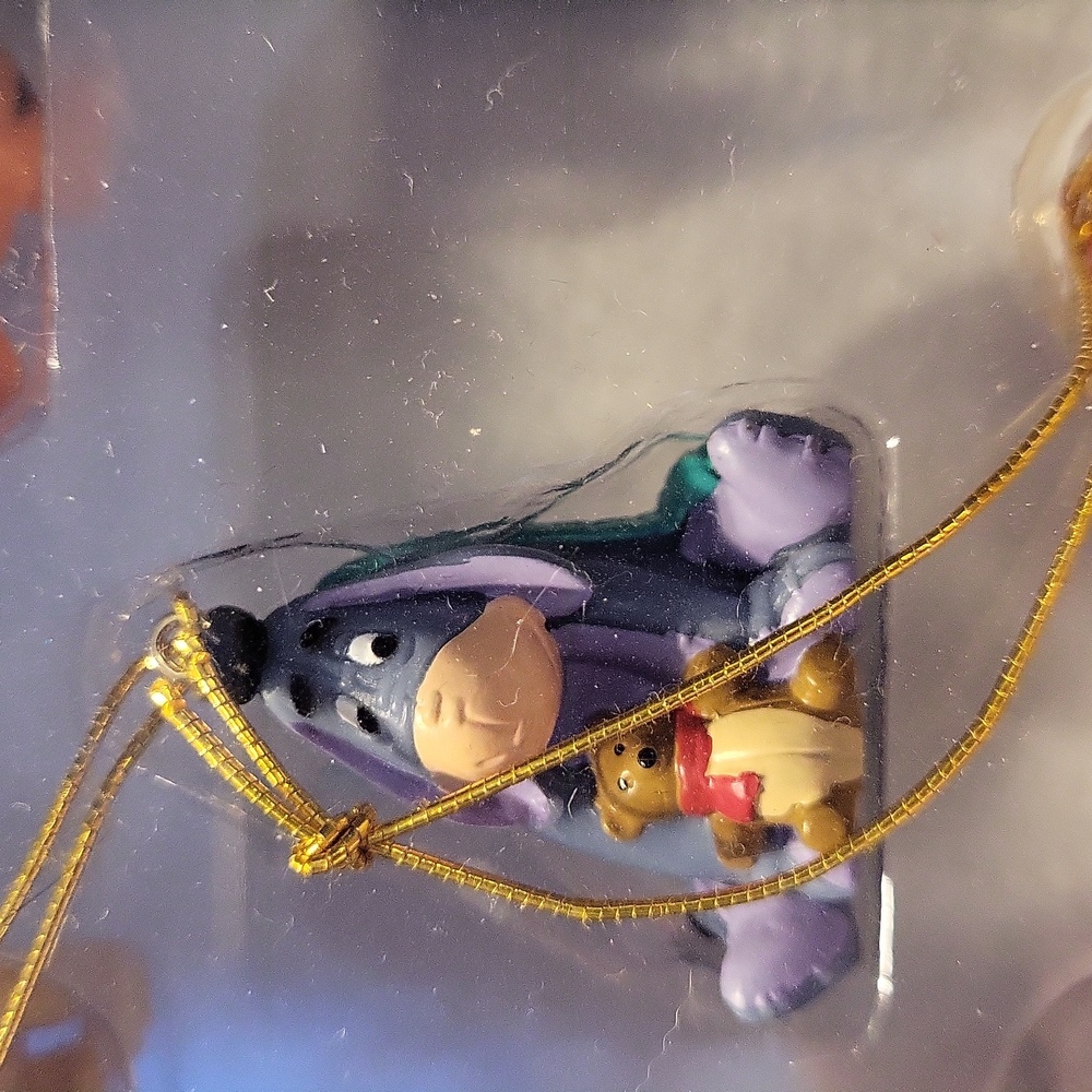 Winnie-the-Pooh Christmas ornaments set of 5 Eyore Piglet Tigger - Picture 4 of 9